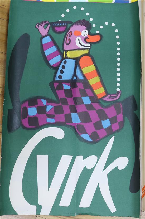 Six Polish Circus posters